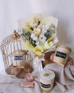 Sweet Scoop Bundle - Osmanthus Oolong Preserved Flowers | Free Same-Day Flower Delivery Singapore