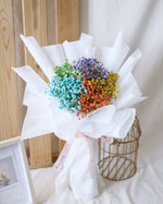Rainbow Hand Bouquet | Free Same-Day Flower Delivery Singapore