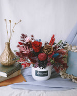 Reflection Vase Preserved Flowers | Free Same-Day Flower Delivery Singapore