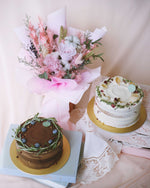 Windflower x Sarah’s Loft Cake Bundle Flower Arrangement - View 4 | Windflower Florist