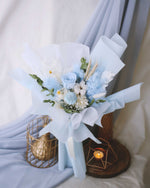 Stroke Of Midnight Hand Bouquet by Windflower Florist Singapore
