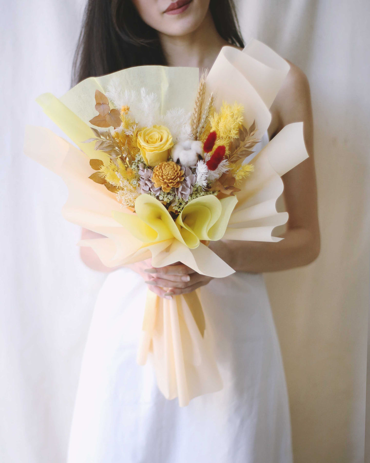 Tale As Old As Time Hand Bouquet | Free Same-Day Flower Delivery Singapore