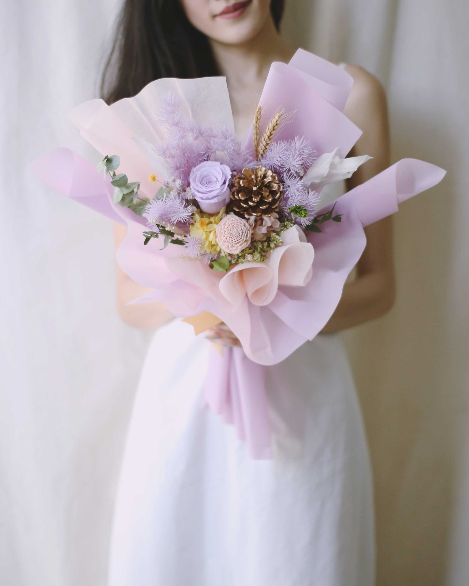 Tangled Hand Bouquet | Free Same-Day Flower Delivery Singapore