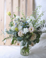 Tranquility In Bloom Flower Vase Arrangement | Free Same-Day Flower Delivery Singapore