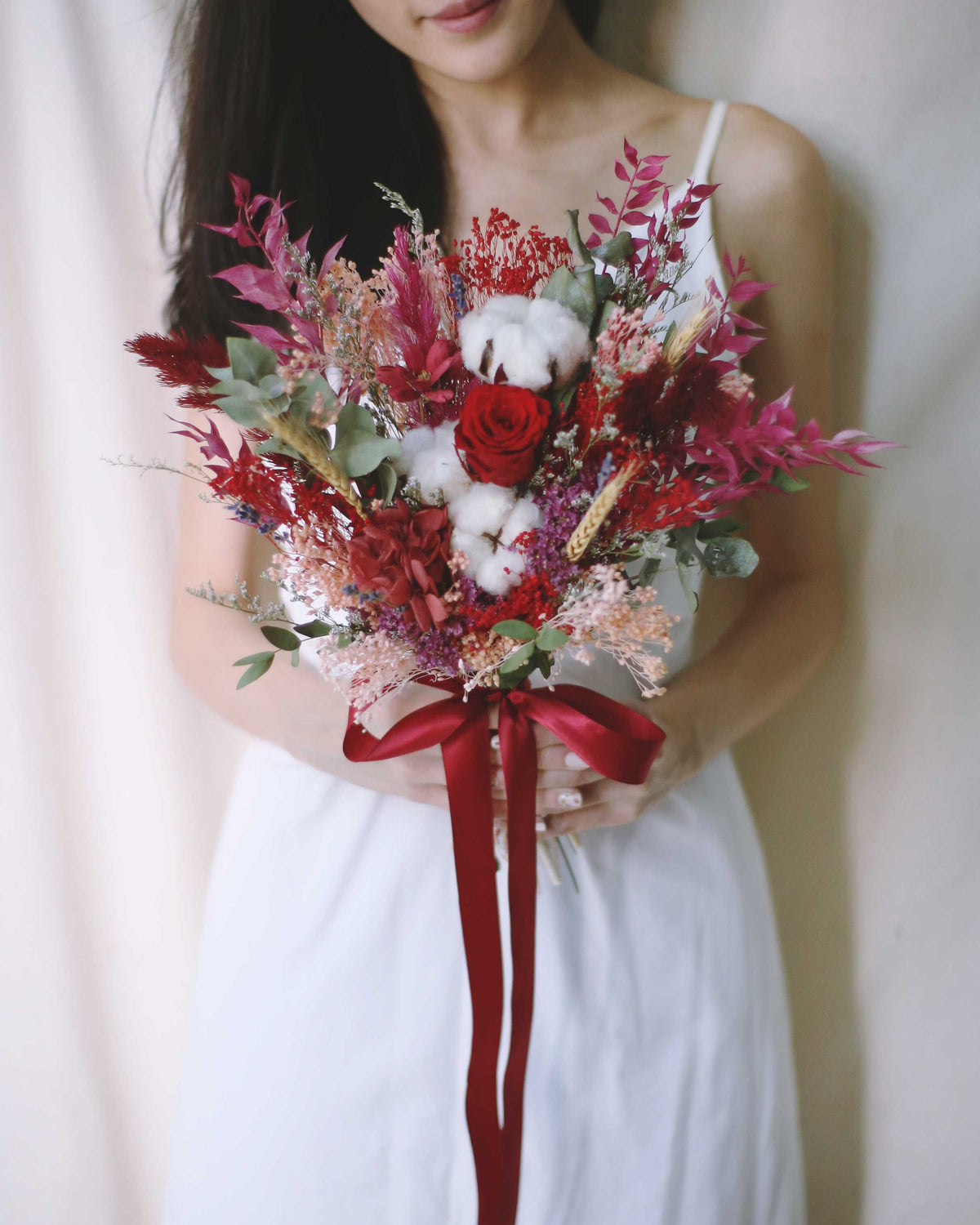 Eternal Red Bridal Bouquet - Windflower Florist