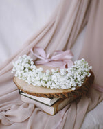 Baby's Breath Half Floral Crown Wedding Flowers | Free Same-Day Flower Delivery Singapore