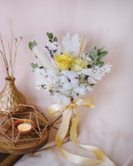 Forever Love Yellow Bridesmaid Bouquet Wedding Flowers | Free Same-Day Flower Delivery Singapore