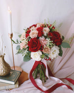 Macchiato Bridal Bouquet - Rounded | Free Same-Day Flower Delivery Singapore