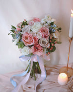 Mikoto Bridal Bouquet - Rounded | Free Same-Day Flower Delivery Singapore