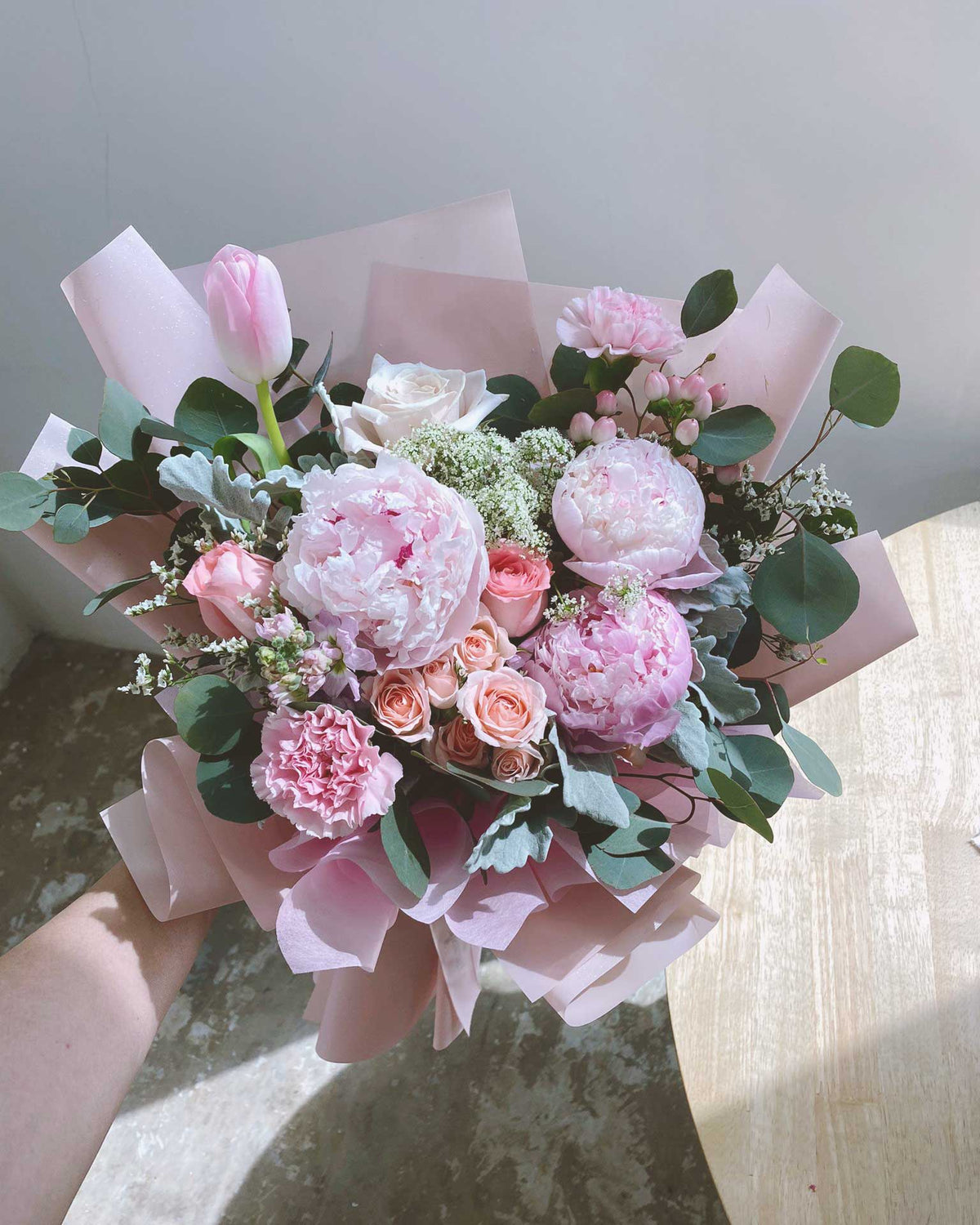 Wildest Dream Hand Bouquet | Free Same-Day Flower Delivery Singapore