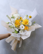 Canary Praire Hand Bouquet | Free Same-Day Flower Delivery Singapore