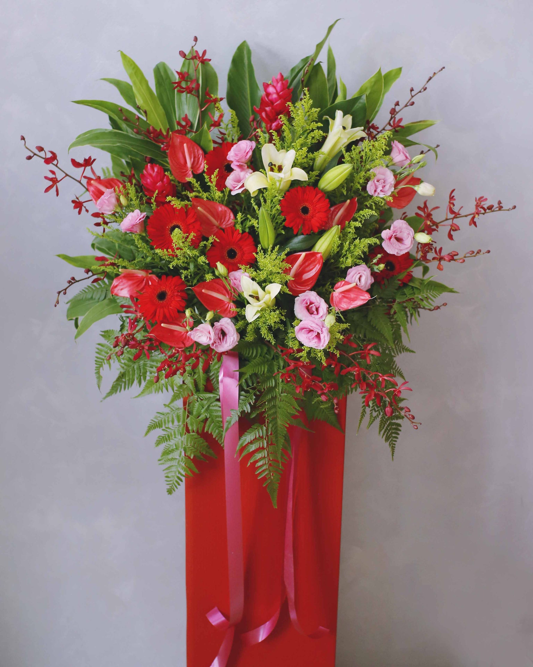 Heartiest Congratulations Flower Arrangement | Free Same-Day Flower Delivery Singapore