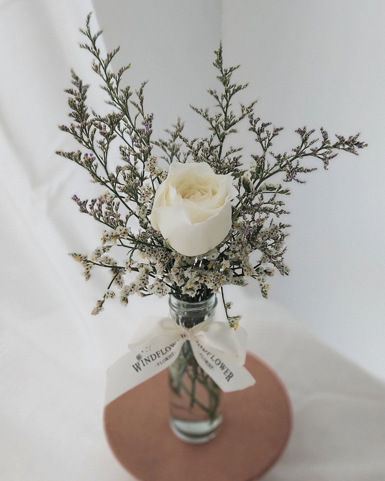 My One and Only - White Hand Bouquet - View 4 | Windflower Florist