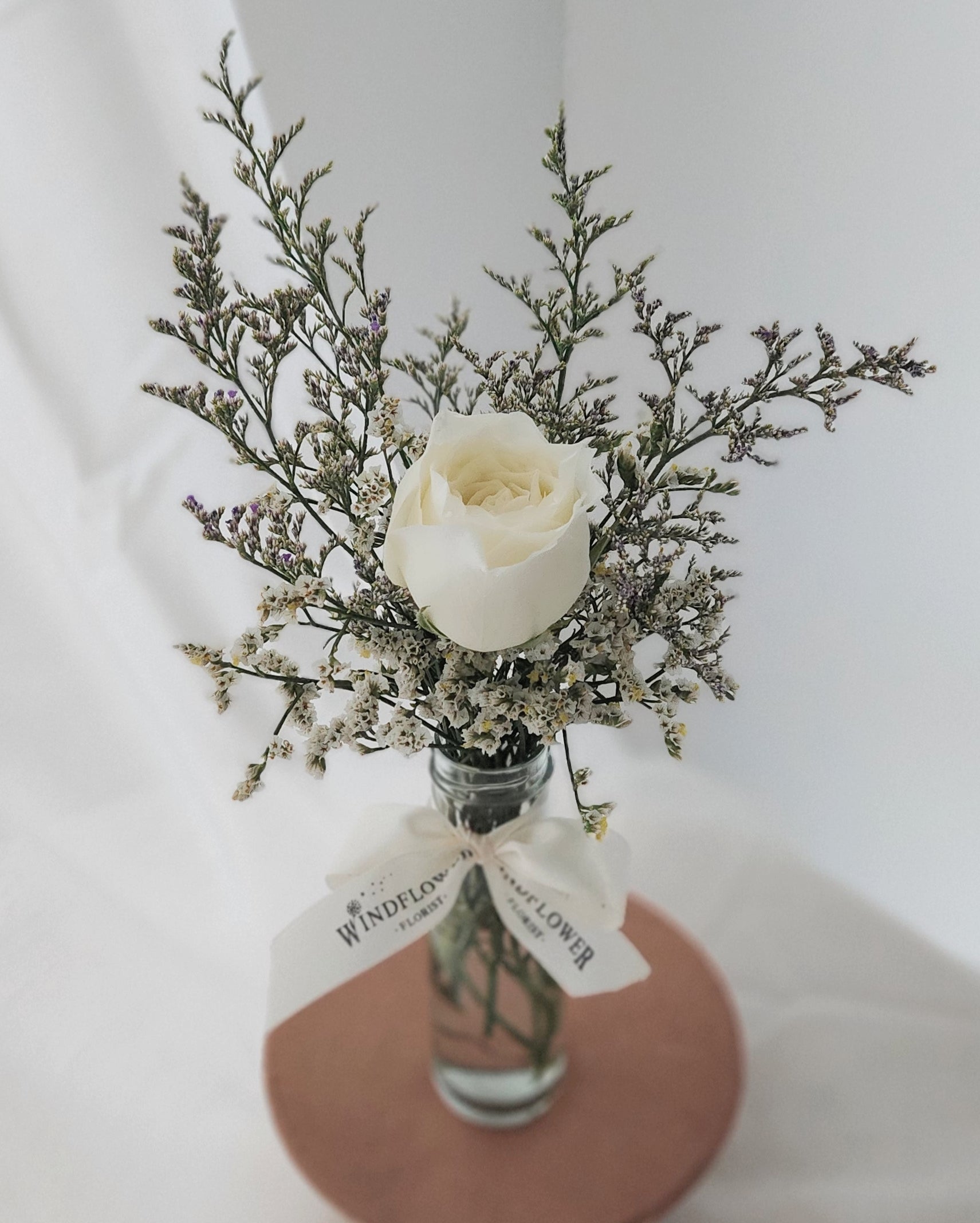 My One and Only - White Hand Bouquet - View 4 | Windflower Florist