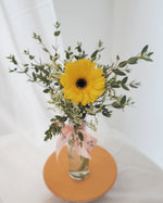 Uno Daisy In Yellow Hand Bouquet - View 4 | Windflower Florist