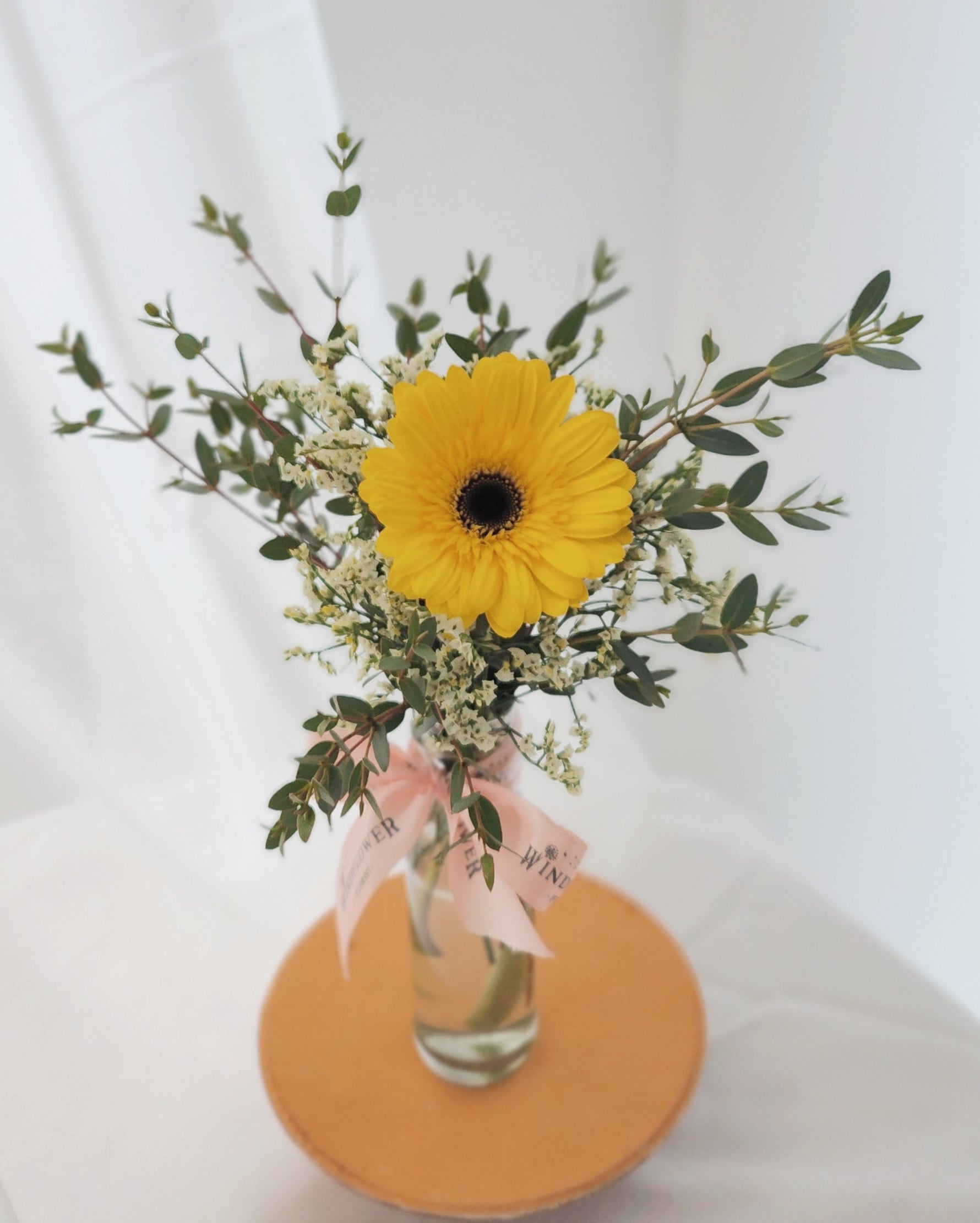 Uno Daisy In Yellow Hand Bouquet - View 4 | Windflower Florist